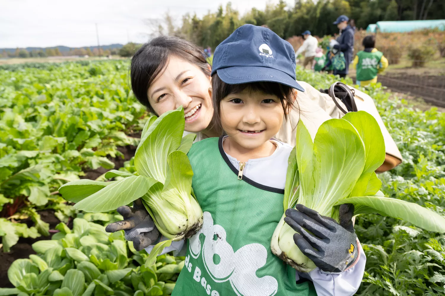 農業体験をして、旬の野菜をたのしもう！