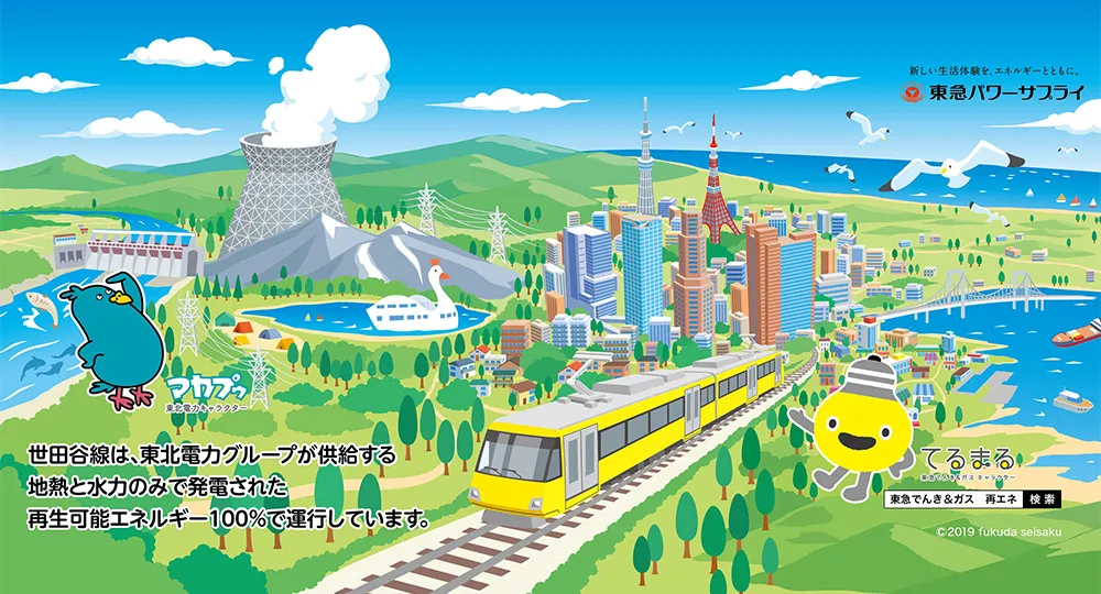 東急線全線で掲出した交通広告:2019年7月1日~8月31日