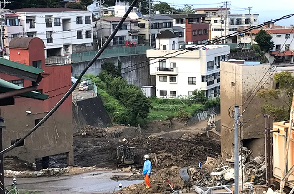 2021年伊豆山地区土石流災害での支援活動