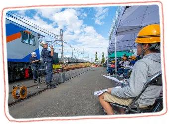 線路の構造と保線作業について学ぶ