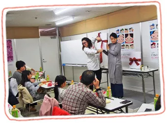 贈り物やラッピングについて学ぶ