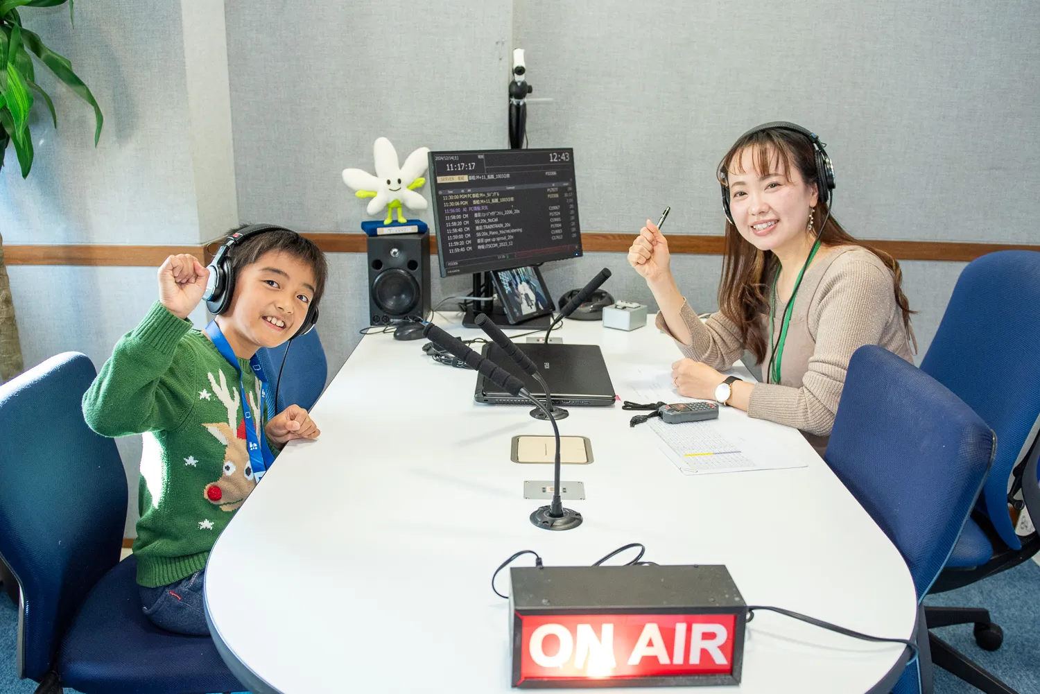 テレビキャスター体験やラジオに出演しよう!