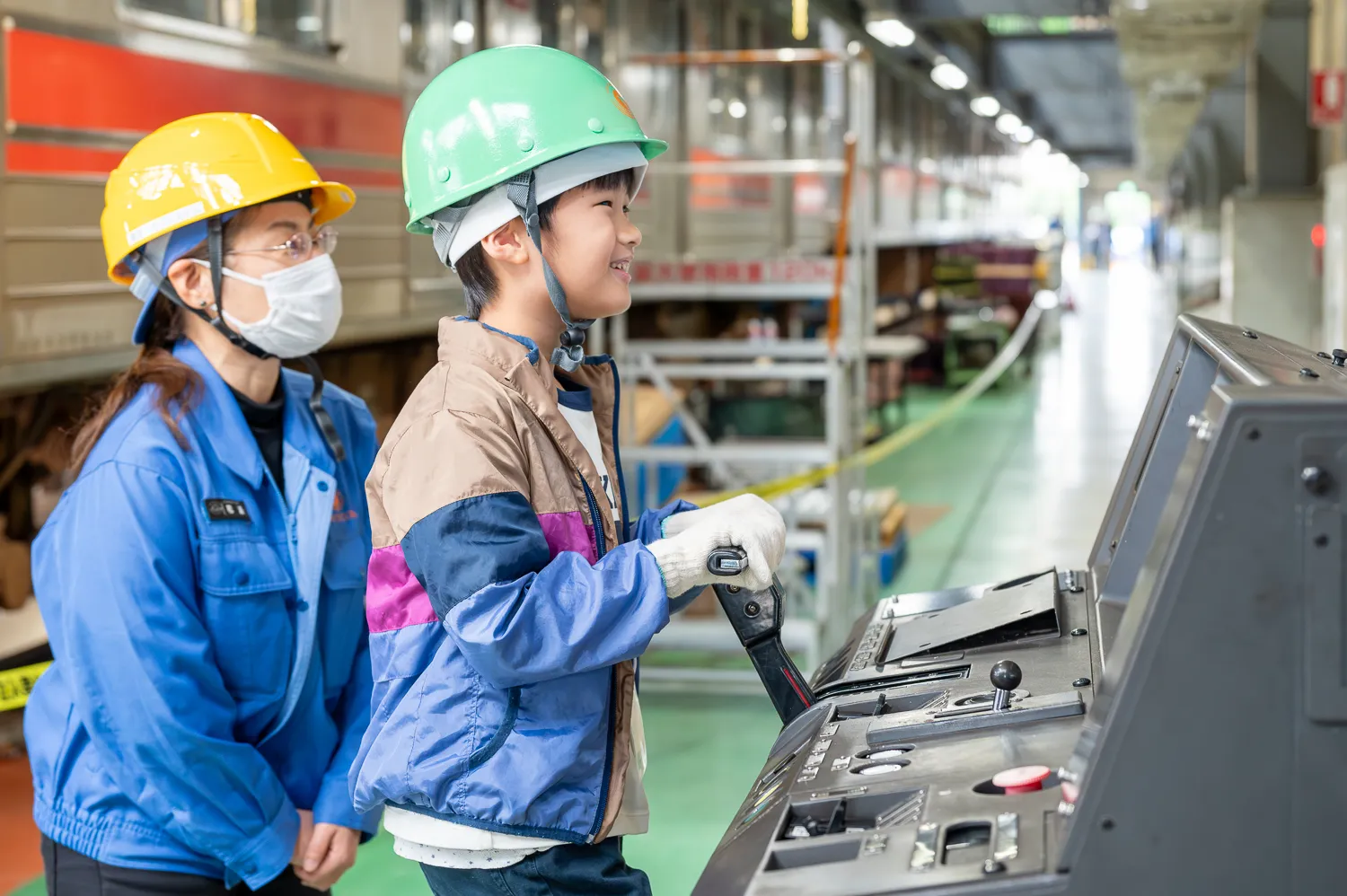 運転シミュレータで運転士になってみよう！