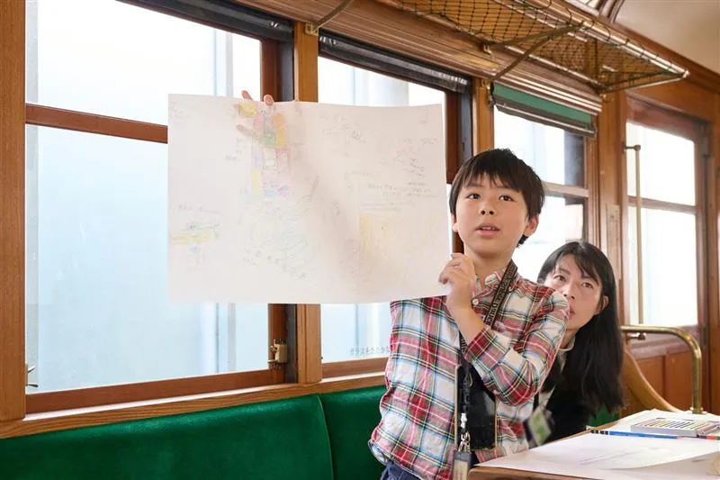 みんなの前で発表