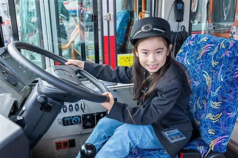 いよいよ運転席体験！ 