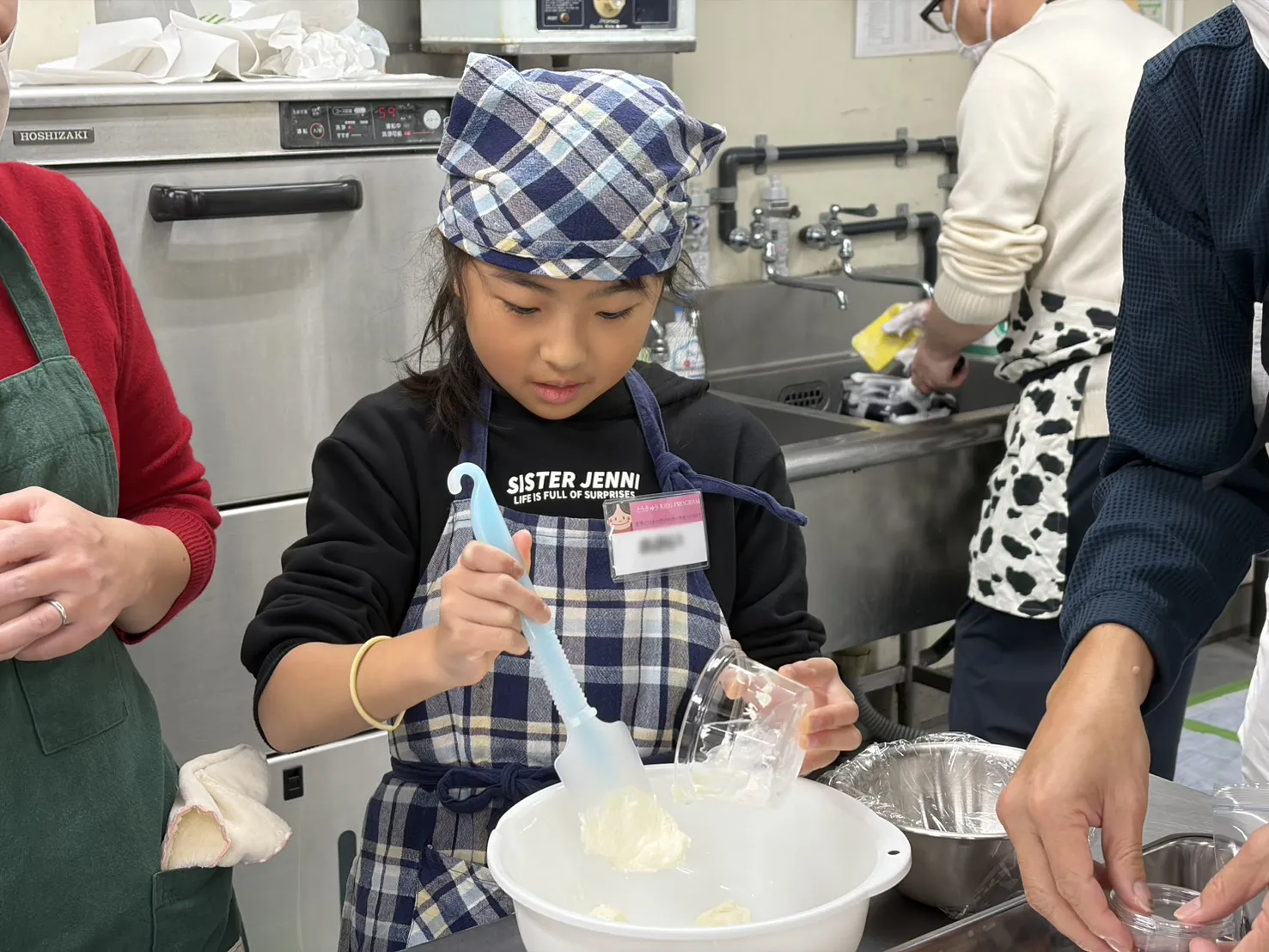 生クリームのホイップにチャレンジ