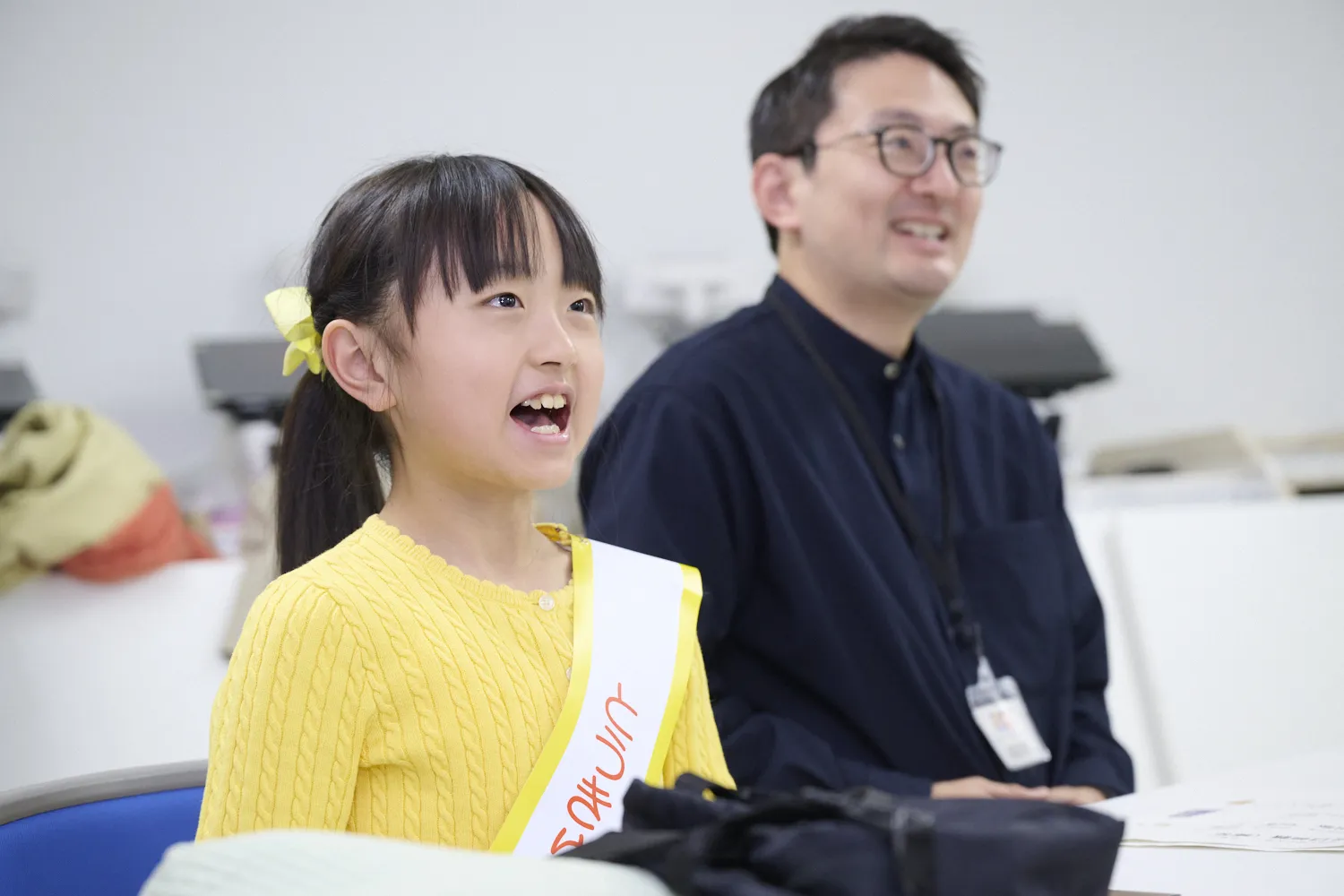 店内放送の事前収録に挑みます