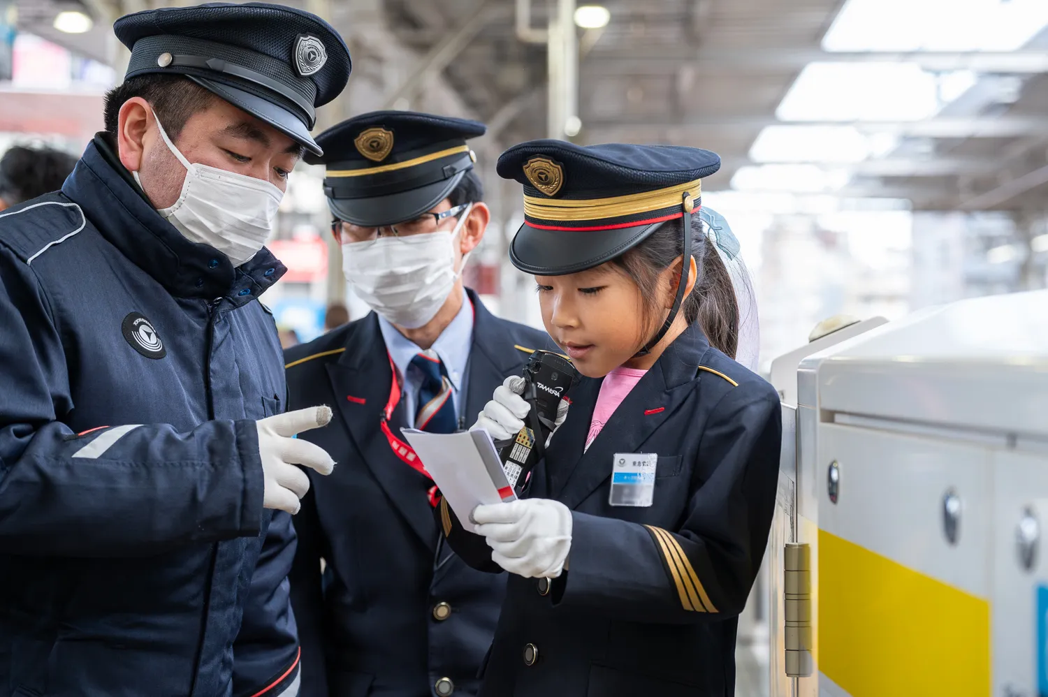 案内放送にも挑戦！