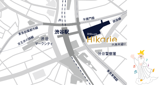 東急シアターオーブのマップ 中高生のみんな〜待っておるぞ〜